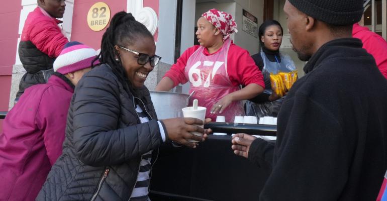Community Chest Mandela month soup kitchen
